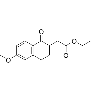 Ethyl 2-(6-methoxy-1-oxo-1,2,3,4-tetrahydronaphthalen-2-yl)acetate|CS-0069069