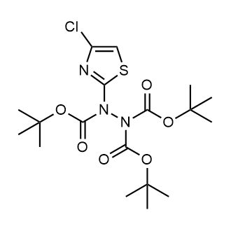 tri-tert-Butyl 2-(4-chlorothiazol-2-yl)hydrazine-1,1,2-tricarboxylate|CS-0069077