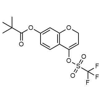 4-(((Trifluoromethyl)sulfonyl)oxy)-2H-chromen-7-yl pivalate|CS-0069166
