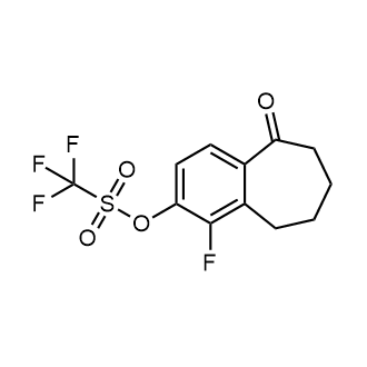 1-Fluoro-5-oxo-6,7,8,9-tetrahydro-5H-benzo[7]annulen-2-yl trifluoromethanesulfonate|CS-0069193