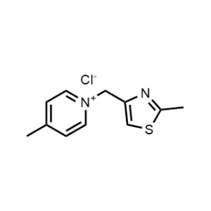 4-Methyl-1-((2-methylthiazol-4-yl)methyl)pyridin-1-ium chloride|CS-0070186
