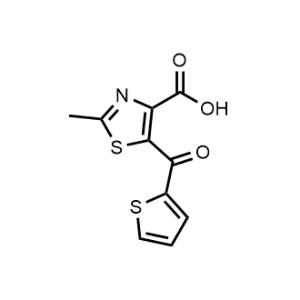 2-Methyl-5-(2-thienylcarbonyl)-1,3-thiazole-4-carboxylic acid|CS-0070217