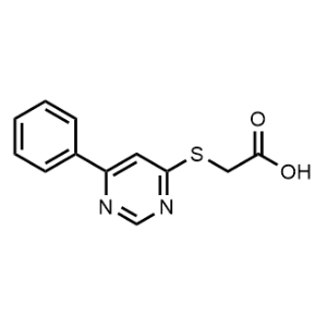 [(6-Phenylpyrimidin-4-yl)thio]acetic acid|CS-0070316