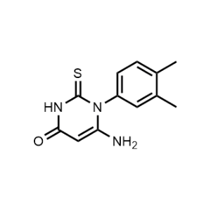 6-Amino-1-(3,4-dimethylphenyl)-2-sulfanylidene-1,2,3,4-tetrahydropyrimidin-4-one|CS-0070596