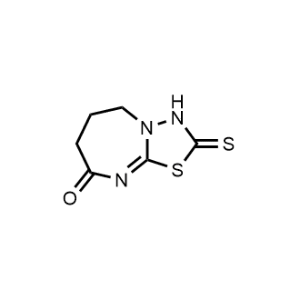 2-Thioxo-2,3,6,7-tetrahydro-[1,3,4]thiadiazolo[3,2-a][1,3]diazepin-8(5H)-one|CS-0070599