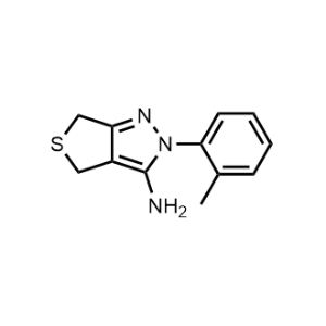 2-(2-Methylphenyl)-2,6-dihydro-4H-thieno[3,4-c]pyrazol-3-amine|CS-0070602