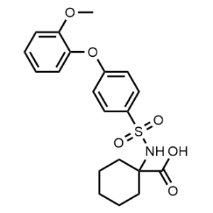 1-((4-(2-Methoxyphenoxy)phenyl)sulfonamido)cyclohexane-1-carboxylic acid|CS-0070652