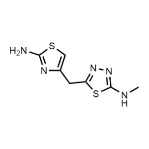 5-[(2-Amino-1,3-thiazol-4-yl)methyl]-N-methyl-1,3,4-thiadiazol-2-amine|CS-0071351