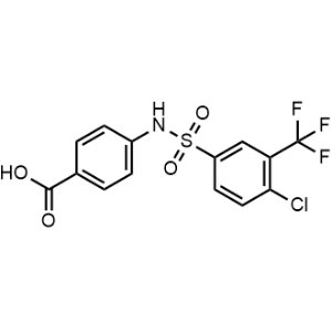 4-((4-Chloro-3-(trifluoromethyl)phenyl)sulfonamido)benzoic acid|CS-0071650