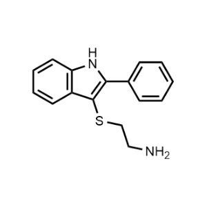 2-(2-Phenyl-1H-indol-3-ylsulfanyl)-ethylamine|CS-0071675