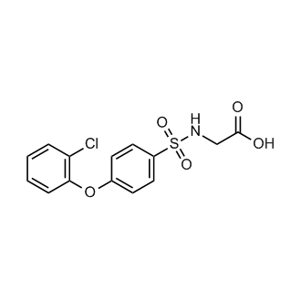 ((4-(2-Chlorophenoxy)phenyl)sulfonyl)glycine