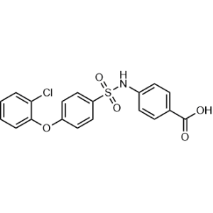 4-((4-(2-Chlorophenoxy)phenyl)sulfonamido)benzoic acid|CS-0071694