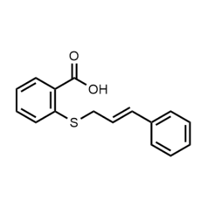 2-[(3-Phenyl-2-propen-1-yl)thio]benzoic acid|CS-0072689