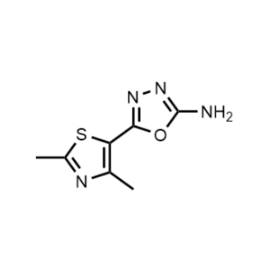 5-(2,4-Dimethyl-1,3-thiazol-5-yl)-1,3,4-oxadiazol-2-amine|CS-0072762