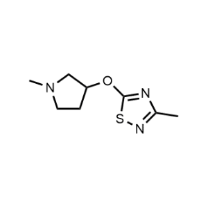 3-Methyl-5-[(1-methylpyrrolidin-3-yl)oxy]-1,2,4-thiadiazole|CS-0073090