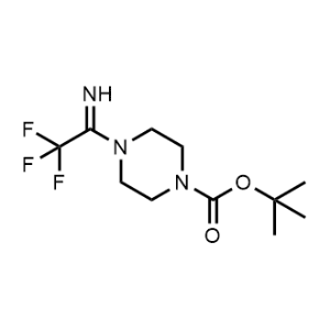 tert-Butyl 4-(2,2,2-trifluoroethanimidoyl)piperazine-1-carboxylate|CS-0073109