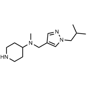 N-((1-Isobutyl-1H-pyrazol-4-yl)methyl)-N-methylpiperidin-4-amine|CS-0073198