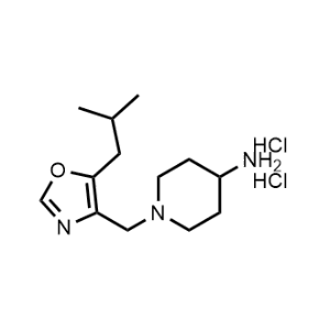 1-((5-Isobutyloxazol-4-yl)methyl)piperidin-4-amine dihydrochloride|CS-0073199