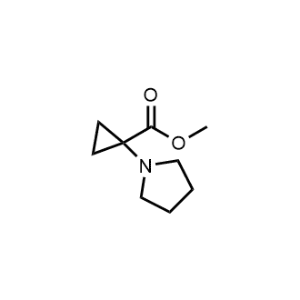 Methyl 1-(pyrrolidin-1-yl)cyclopropane-1-carboxylate|CS-0073240