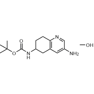 tert-Butyl (3-amino-5,6,7,8-tetrahydroquinolin-6-yl)carbamate compound with methanol 1:1|CS-0073248
