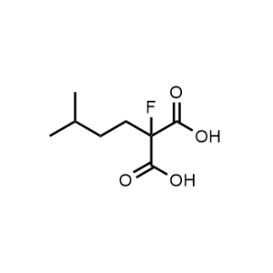 2-Fluoro-2-(3-methylbutyl)propanedioic acid|CS-0073290