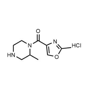 2-Methyl-1-(2-methyl-1,3-oxazole-4-carbonyl)piperazine hydrochloride|CS-0073328