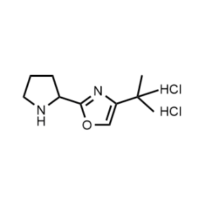 4-tert-Butyl-2-(pyrrolidin-2-yl)-1,3-oxazole dihydrochloride|CS-0073335