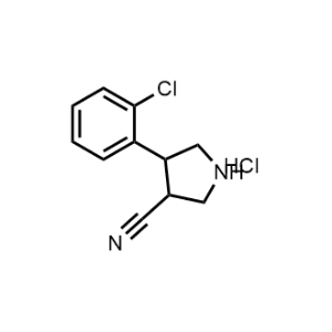 4-(2-Chlorophenyl)pyrrolidine-3-carbonitrile hydrochloride|CS-0073346