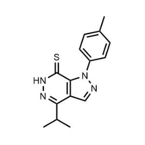 4-Isopropyl-1-(p-tolyl)-1,6-dihydro-7H-pyrazolo[3,4-d]pyridazine-7-thione|CS-0073367