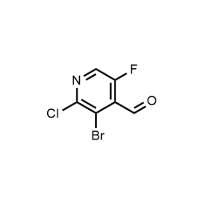 3-Bromo-2-chloro-5-fluoropyridine-4-carbaldehyde|CS-0073448