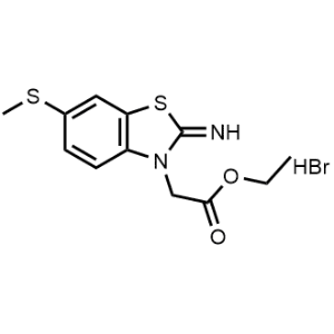 Ethyl 2-(2-imino-6-(methylthio)benzo[d]thiazol-3(2H)-yl)acetate hydrobromide|CS-0073577