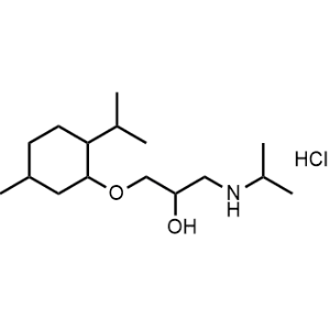 1-((2-Isopropyl-5-methylcyclohexyl)oxy)-3-(isopropylamino)propan-2-ol hydrochloride|CS-0073637