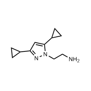 2-(3,5-Dicyclopropyl-1H-pyrazol-1-yl)ethan-1-amine|CS-0073922