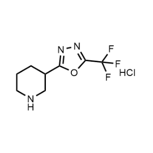 2-(Piperidin-3-yl)-5-(trifluoromethyl)-1,3,4-oxadiazole hydrochloride|CS-0073944
