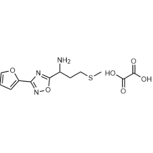 1-(3-(Furan-2-yl)-1,2,4-oxadiazol-5-yl)-3-(methylthio)propan-1-amine oxalate|CS-0074014