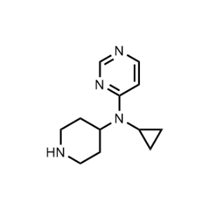 N-Cyclopropyl-N-(piperidin-4-yl)pyrimidin-4-amine|CS-0074122