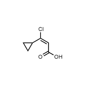 3-Chloro-3-cyclopropylprop-2-enoic acid|CS-0074397
