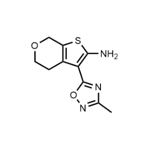 3-(3-Methyl-1,2,4-oxadiazol-5-yl)-4,7-dihydro-5H-thieno[2,3-c]pyran-2-amine|CS-0074477