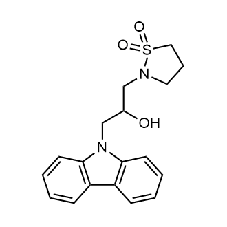 N-[3-(9H-Carbazol-9-yl)-2-hydroxypropyl]isothiazolidine 1,1-dioxide|CS-0074548