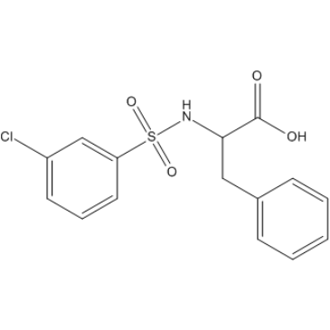((3-Chlorophenyl)sulfonyl)phenylalanine
