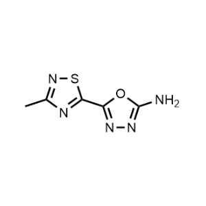 5-(3-Methyl-1,2,4-thiadiazol-5-yl)-1,3,4-oxadiazol-2-amine|CS-0074612