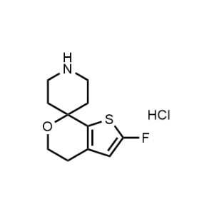 2'-Fluoro-4',5'-dihydrospiro[piperidine-4,7'-thieno[2,3-c]pyran] hydrochloride|CS-0074624