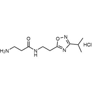3-Amino-N-(2-(3-isopropyl-1,2,4-oxadiazol-5-yl)ethyl)propanamide hydrochloride|CS-0074652