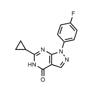 6-Cyclopropyl-1-(4-fluorophenyl)-1H,4H,5H-pyrazolo[3,4-d]pyrimidin-4-one|CS-0074677
