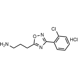 3-(3-(2-Chlorophenyl)-1,2,4-oxadiazol-5-yl)propan-1-amine hydrochloride|CS-0074837