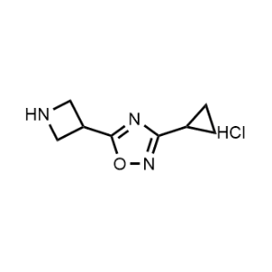 5-Azetidin-3-yl-3-cyclopropyl-1,2,4-oxadiazole hydrochloride|CS-0074963