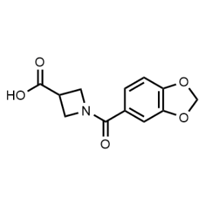 1-(1,3-Benzodioxol-5-ylcarbonyl)azetidine-3-carboxylic acid|CS-0074980