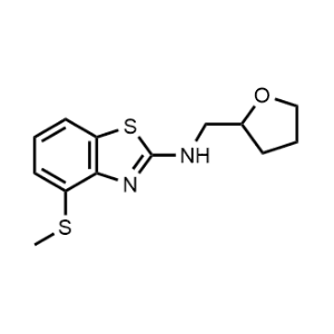 4-(Methylthio)-N-(tetrahydrofuran-2-ylmethyl)-1,3-benzothiazol-2-amine|CS-0074988