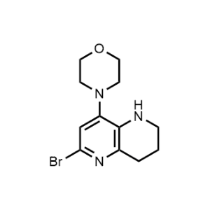 6-Bromo-8-(morpholin-4-yl)-1,2,3,4-tetrahydro-1,5-naphthyridine|CS-0075091
