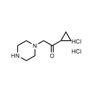 1-Cyclopropyl-2-(piperazin-1-yl)ethan-1-one dihydrochloride|CS-0075142